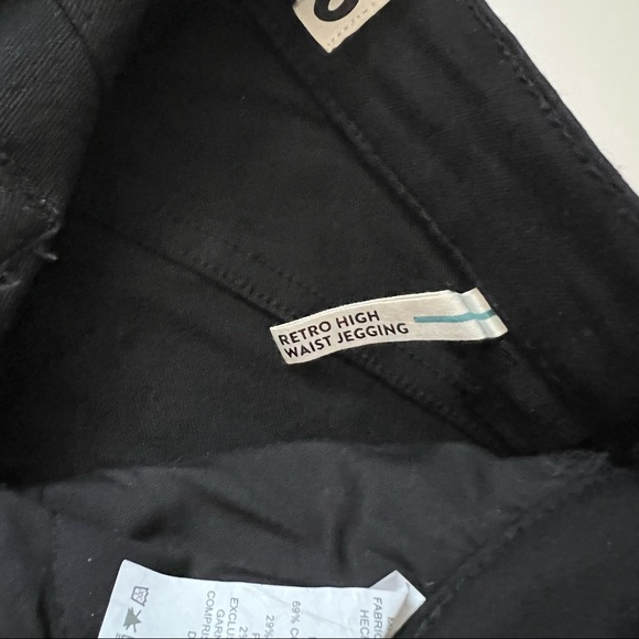 High Waisted Black Jeggings Size 00 - Picture 8 of 9